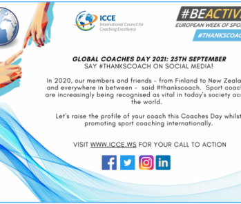 Coaches Day 2021 - 25th September: Save the Date!